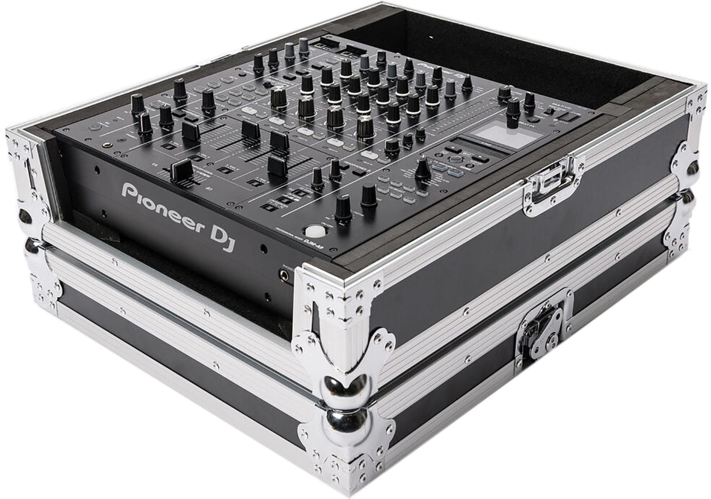 Pioneer DJ DJM-V10 6-Channel Professional DJ Mixer with MGA41025 Road Case Bundle - PSSL ProSound and Stage Lighting