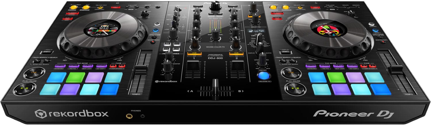 Pioneer DJ DDJ-800 DJ Controller with Solena Road Bag - PSSL ProSound and Stage Lighting