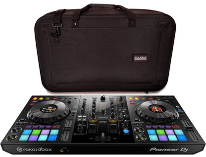 Pioneer DJ DDJ-800 DJ Controller with Solena Road Bag - PSSL ProSound and Stage Lighting