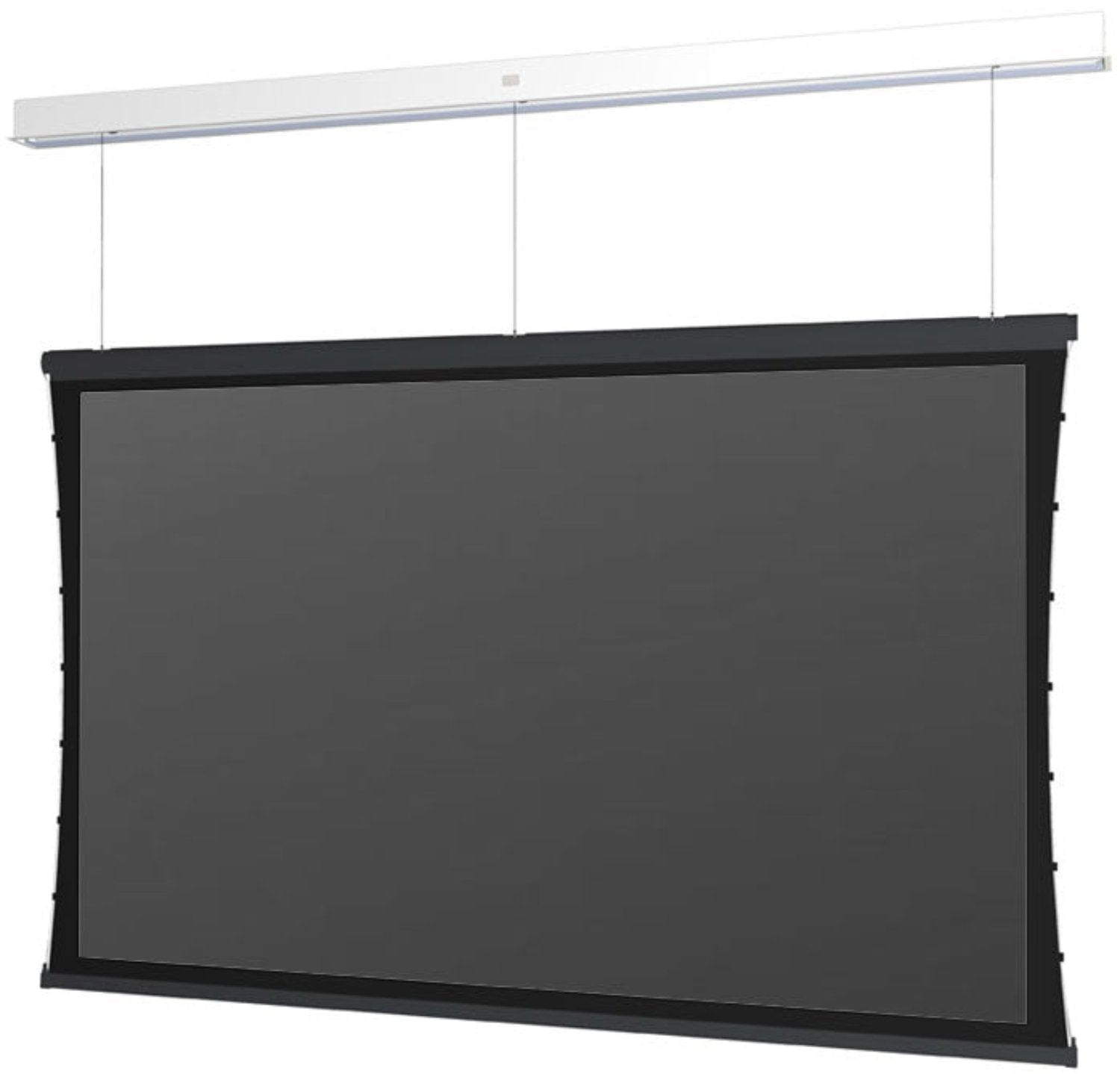 Da-Lite DL14986EL Tensioned Advantage 87x153.75 Ceiling Recessed Electric Screen with SightLine - PSSL ProSound and Stage Lighting