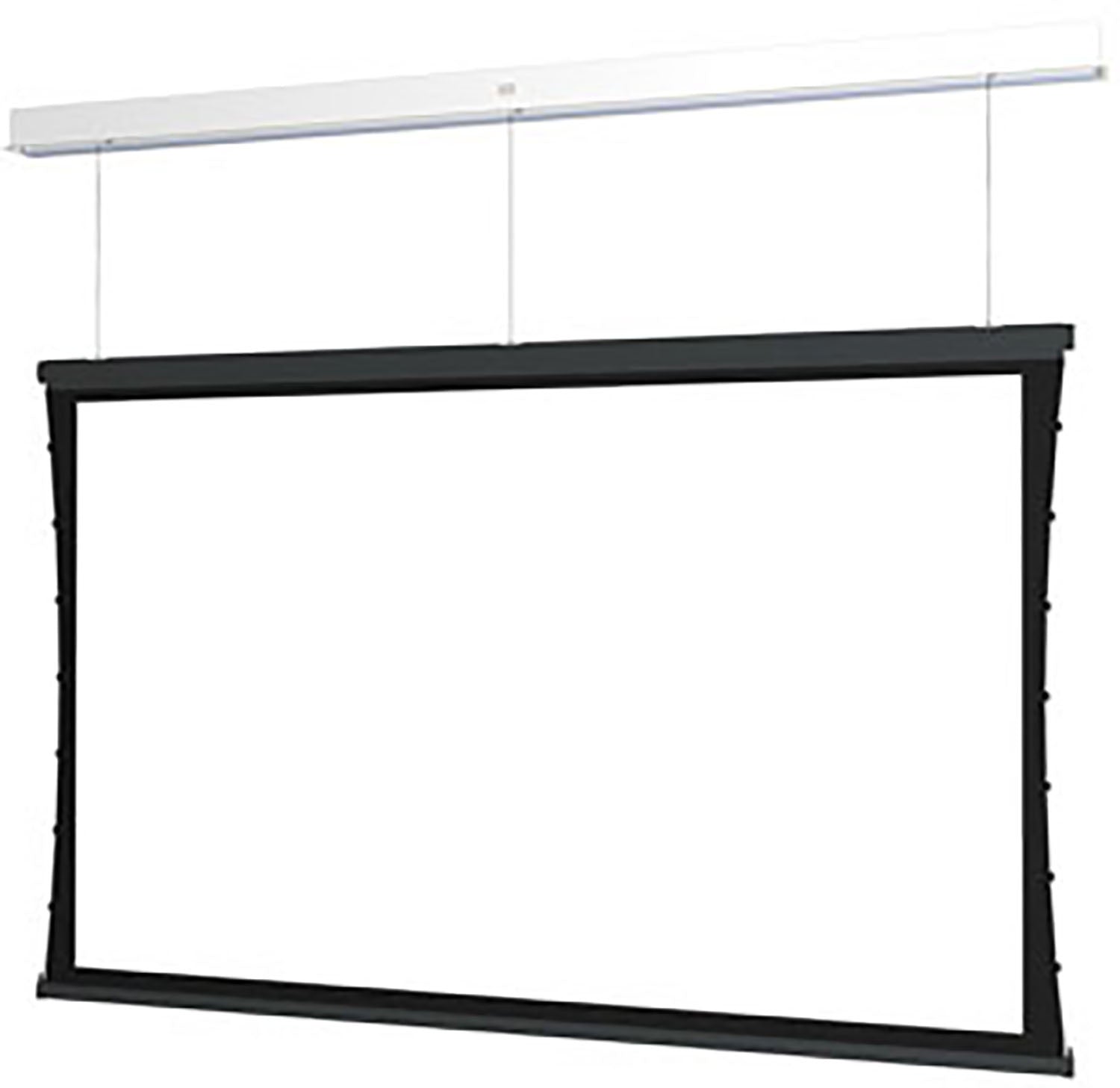 Da-Lite DL14999LS Tensioned Advantage 57.5x92 Ceiling Recessed Electric Screen with SightLine - PSSL ProSound and Stage Lighting