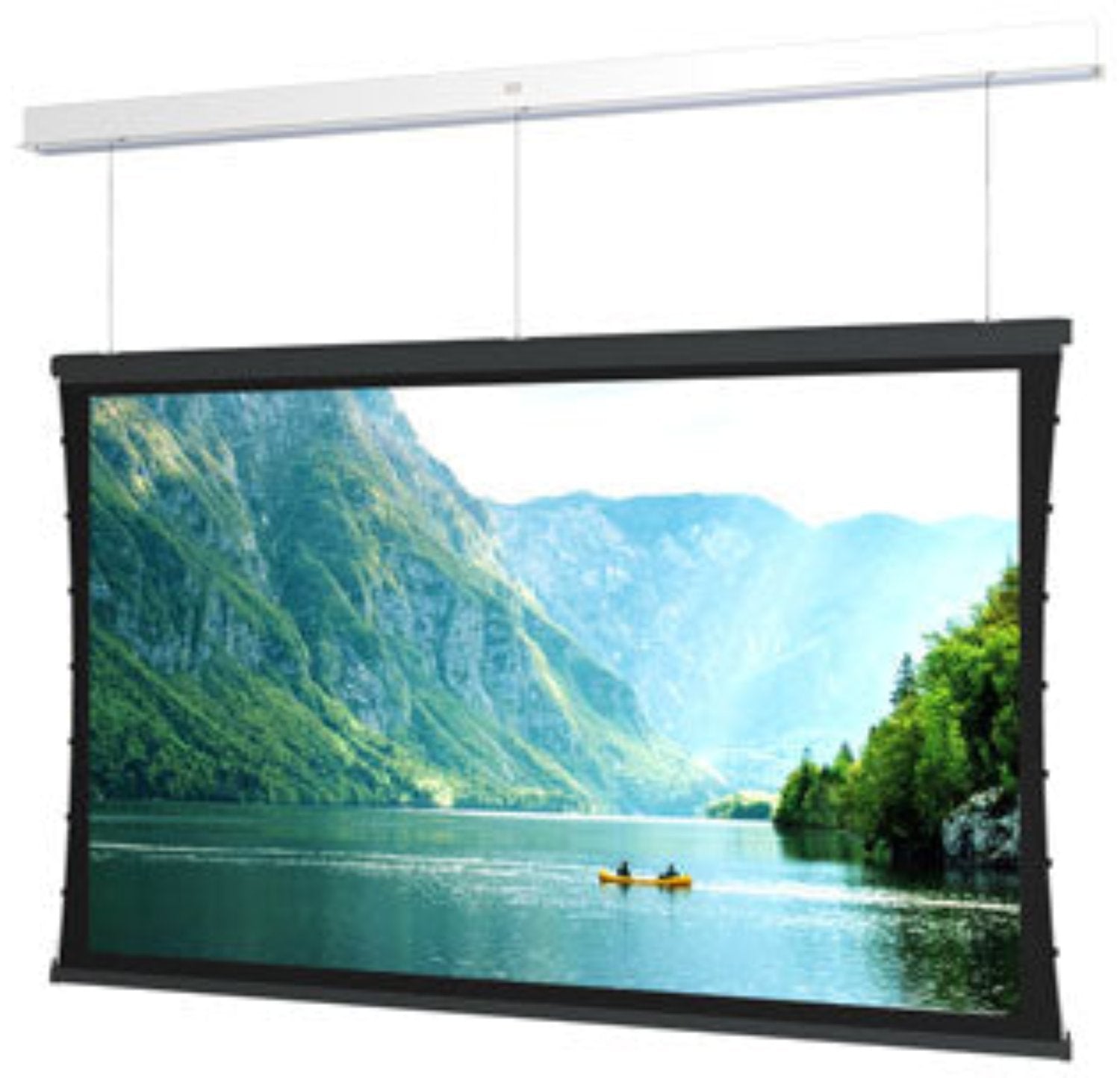 Da-Lite DL15007LS Tensioned Advantage 60x96 Ceiling Recessed Electric Screen with SightLine - PSSL ProSound and Stage Lighting