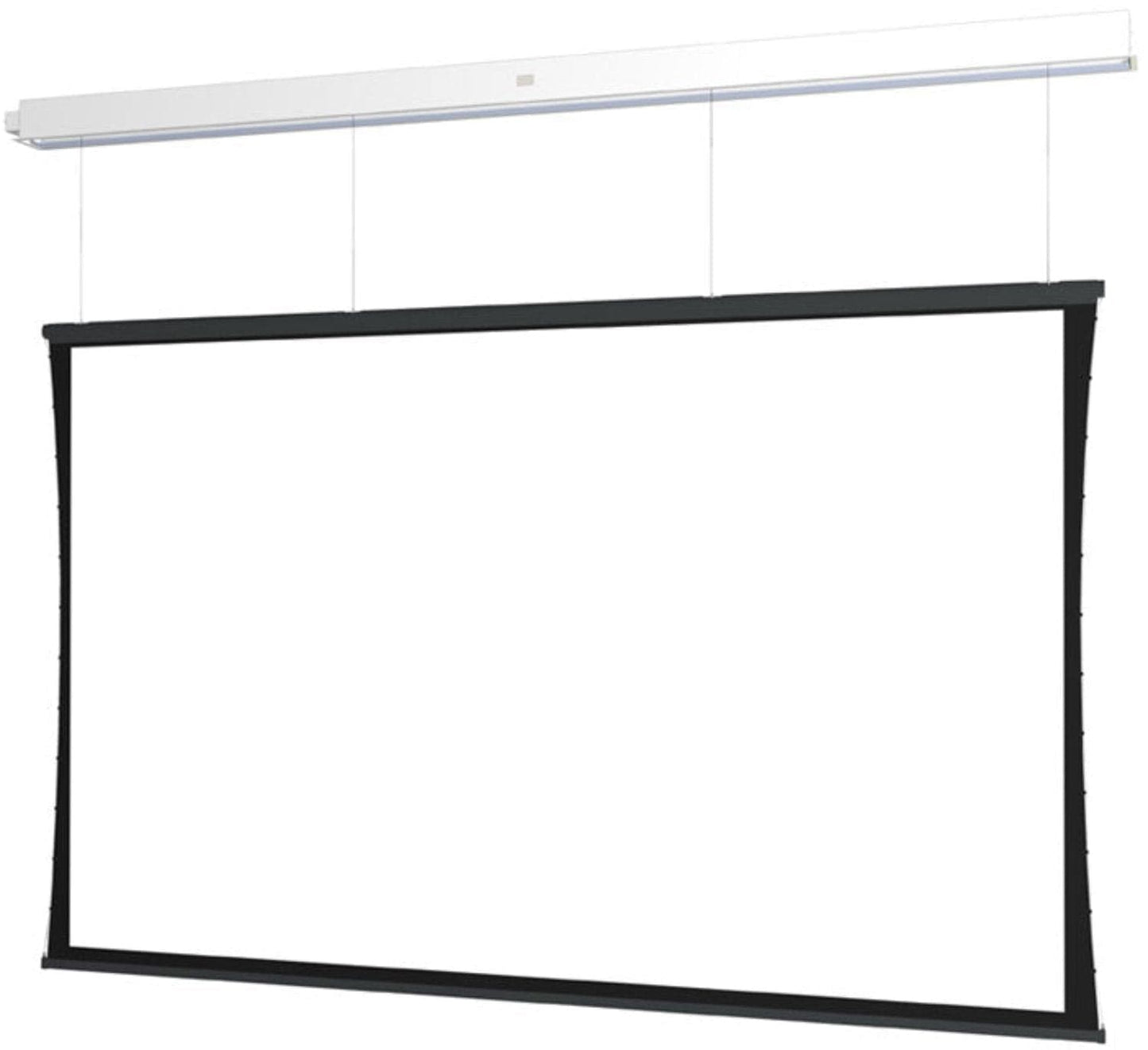 Da-Lite DL15034EL Tensioned Advantage 96x153.75 Ceiling Recessed Electric Screen with SightLine - PSSL ProSound and Stage Lighting