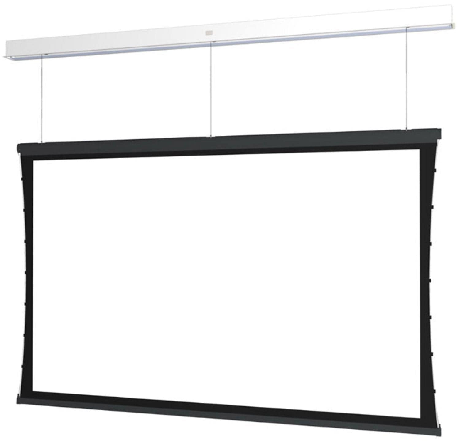 Da-Lite DL15035L Tensioned Advantage 96x153.75 Ceiling Recessed Electric Screen with SightLine - PSSL ProSound and Stage Lighting