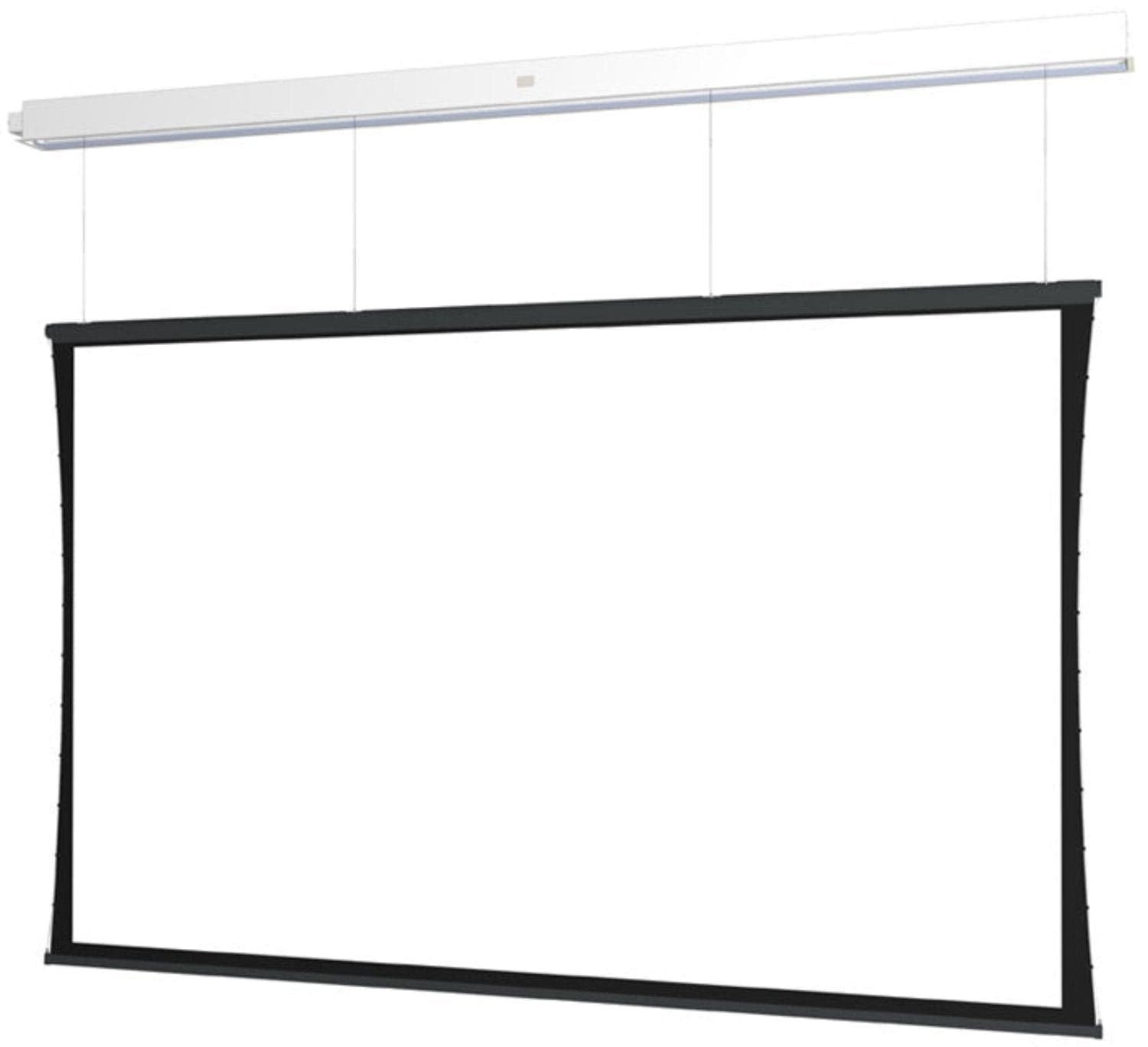 Da-Lite DL15035L Tensioned Advantage 96x153.75 Ceiling Recessed Electric Screen with SightLine - PSSL ProSound and Stage Lighting