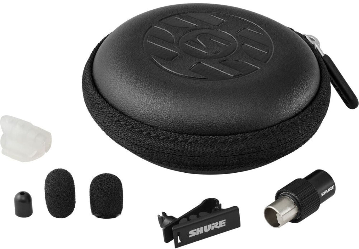Shure DL4B/O-MTQG-A Duraplex Waterproof Lavalier Omnidirectional Microphone with MTQG Connector - Black - PSSL ProSound and Stage Lighting