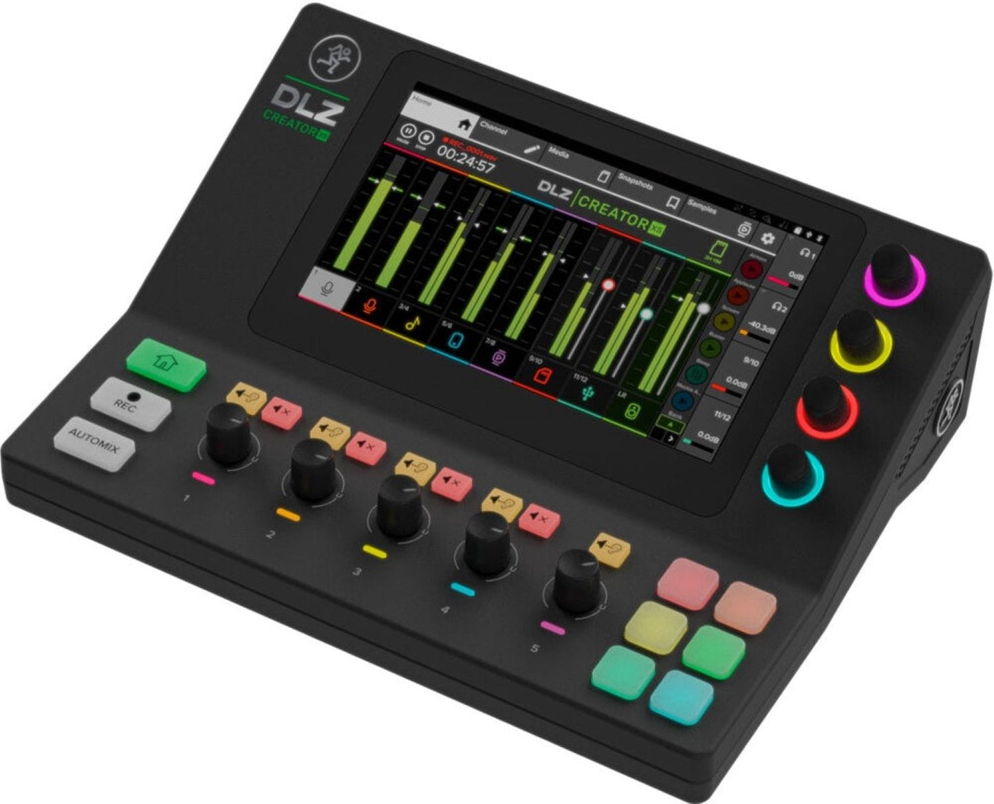 Mackie DLZ Creator XS Compact Adaptive Digital Mixer for Podcasting and Streaming with Mix Agent - PSSL ProSound and Stage Lighting