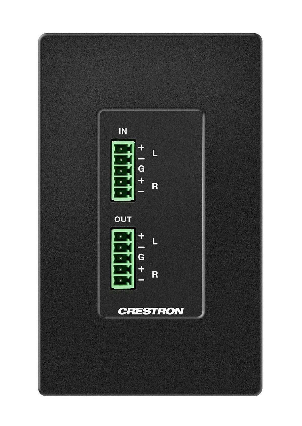 Crestron DM-NAX-AUD-IO DM NAX® Audio-over-IP Converter with Balanced/ Unbalanced Line-Level Audio Input and Output