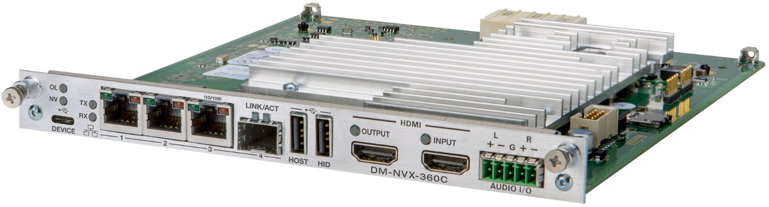 Crestron DM-NVX-360C DM NVX® 4K60 4:4:4 HDR Network AV Encoder/Decoder ...