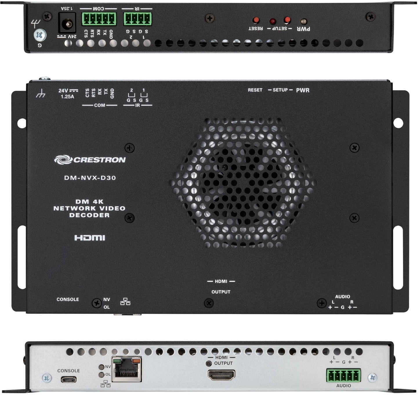 Crestron DM-NVX-D30 DM NVX® 4K60 4:4:4 HDR Network AV Decoder