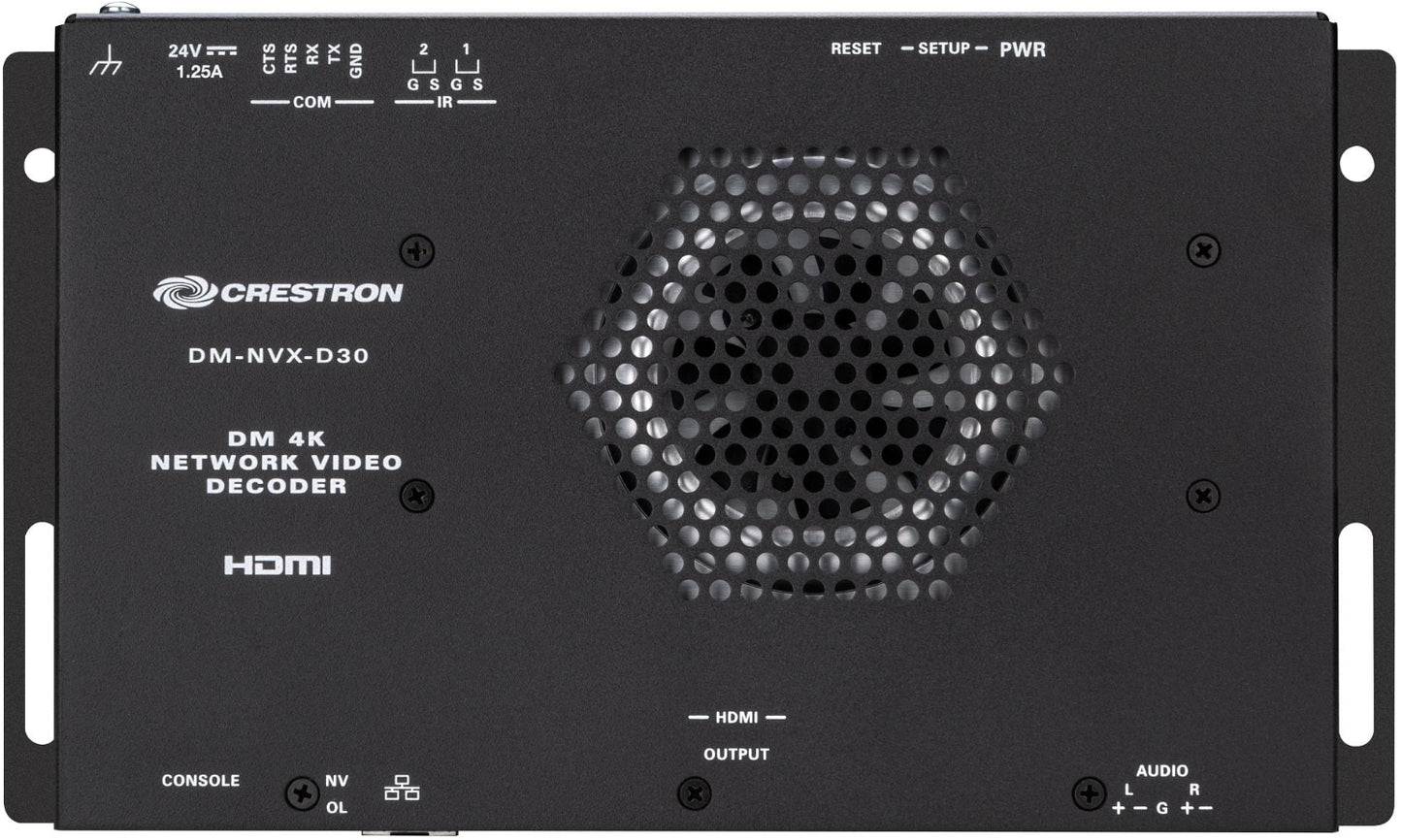 Crestron DM-NVX-D30 DM NVX® 4K60 4:4:4 HDR Network AV Decoder