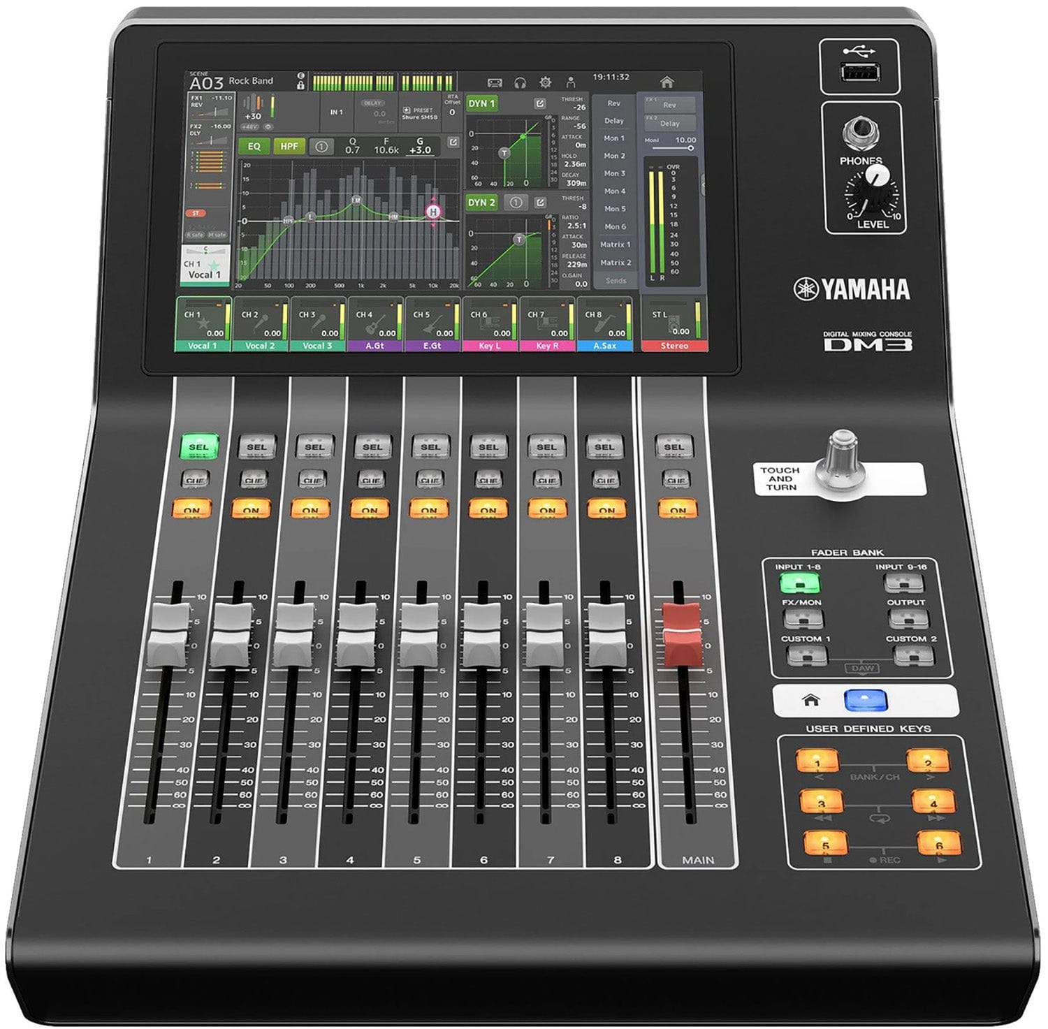 Yamaha DM3S Professional 22 Channel Ultra-Compact Digital Mixer - PSSL ProSound and Stage Lighting