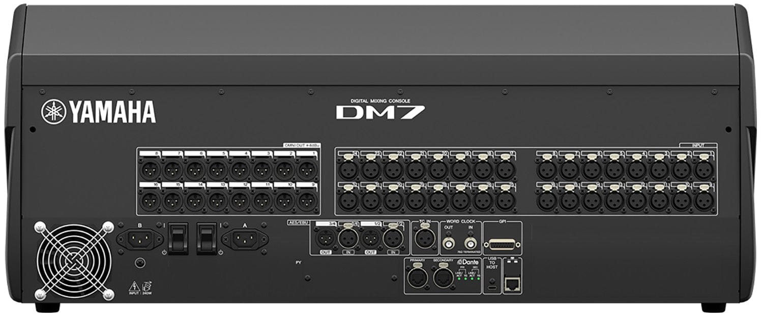 Yamaha DM7 Professional 120-Channel Dual Bay Digital Console - PSSL ProSound and Stage Lighting
