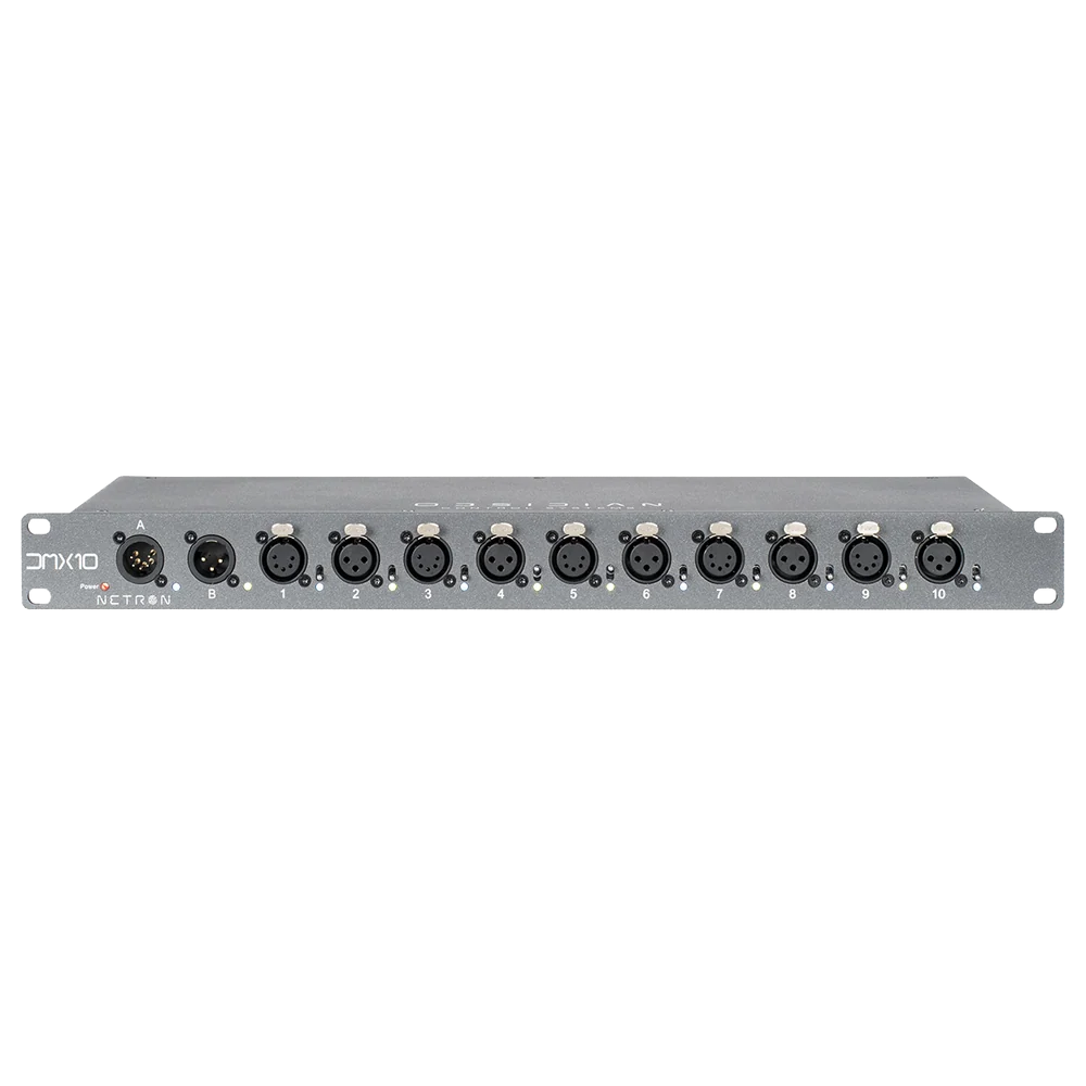 Elation DMX10-53 2x10 3 and 5-Pin XLR DMX A/B Data Splitter