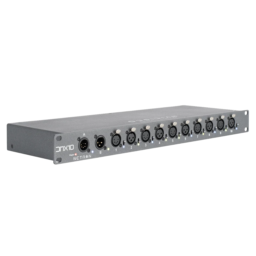 Elation DMX10-53 2x10 3 and 5-Pin XLR DMX A/B Data Splitter