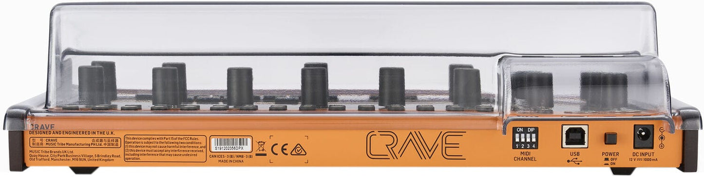 Decksaver DS-PC-EDGECRAVE Cover for Behringer Crave & Edge Analog Synthesiser - PSSL ProSound and Stage Lighting