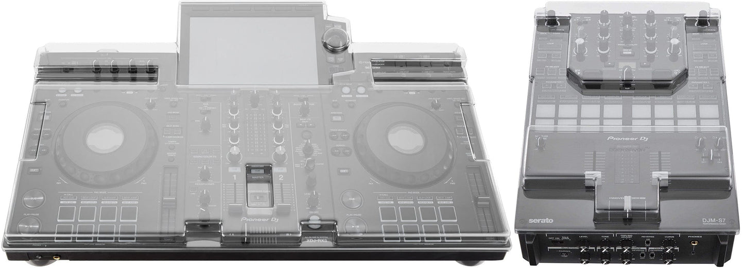 Pioneer DJ XDJ-RX3 2-Channel All-in-One DJ System with DJ DJM-S7 Mixer and Decksaver Covers - PSSL ProSound and Stage Lighting