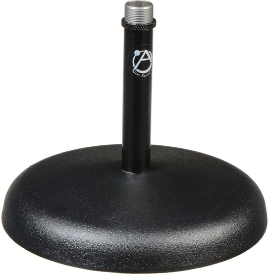 AtlasIED DS5E Fixed Height Desktop Mic Stand - 5 Inch - Black Finish - PSSL ProSound and Stage Lighting