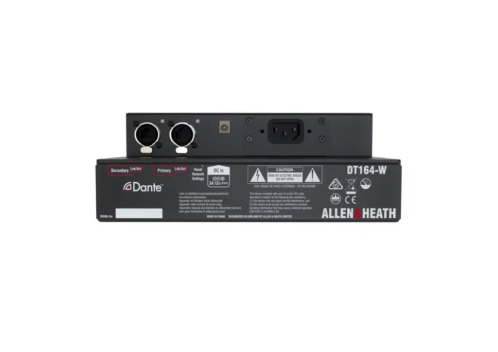 Allen & Heath DT164-W Interface
