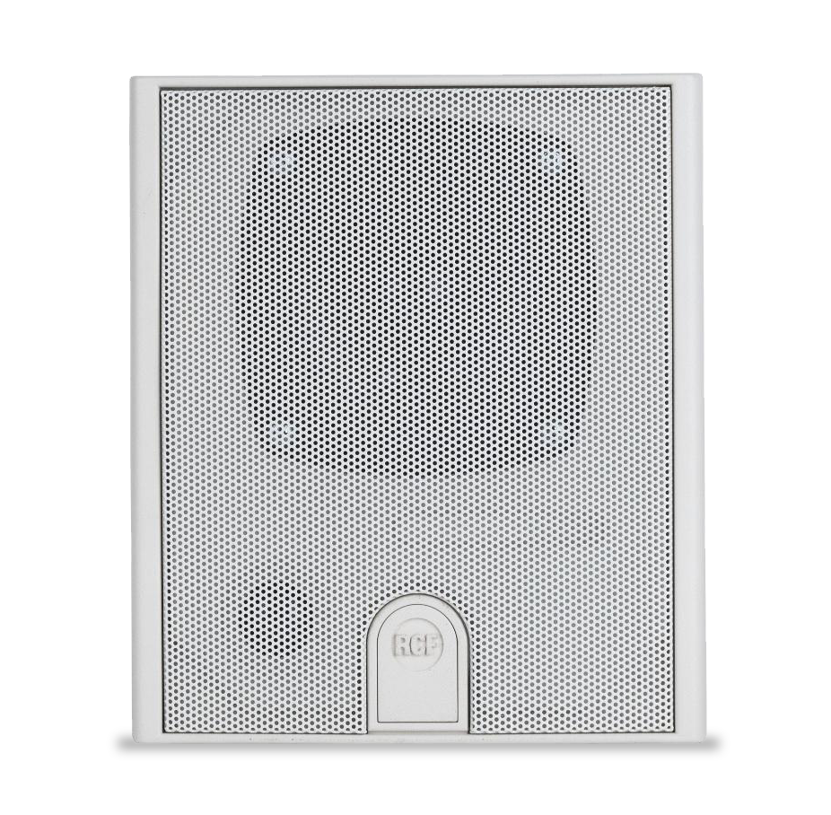 RCF DU-31EN-8W Two-Way WallMounted (Flush) Speaker, 4" + 1", Power Selectable (100V): 8W-4W-2W