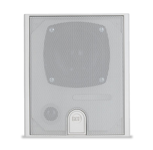 RCF DU-31EN-8W Two-Way WallMounted (Flush) Speaker, 4" + 1", Power Selectable (100V): 8W-4W-2W