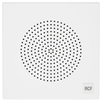 RCF DU 50EN 5" Twin-Cone Wall/Ceiling Mounting Speaker, White, 6W, 70-100V - EN54-24