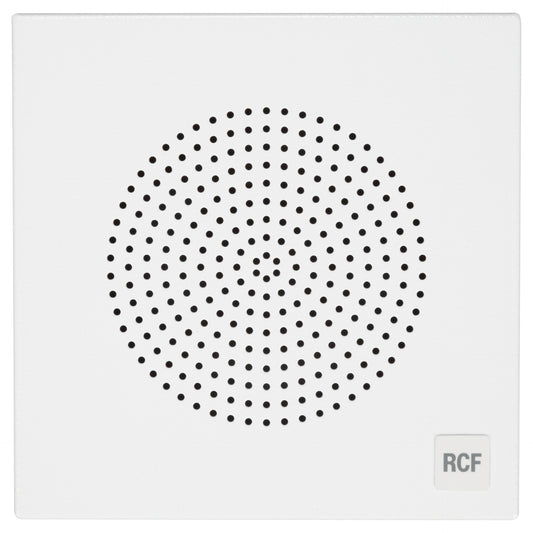 RCF DU 50EN 5" Twin-Cone Wall/Ceiling Mounting Speaker, White, 6W, 70-100V - EN54-24