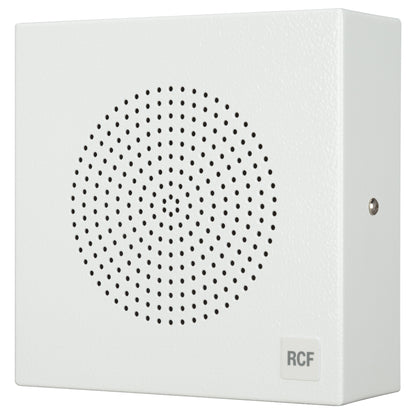 RCF DU 50EN 5" Twin-Cone Wall/Ceiling Mounting Speaker, White, 6W, 70-100V - EN54-24
