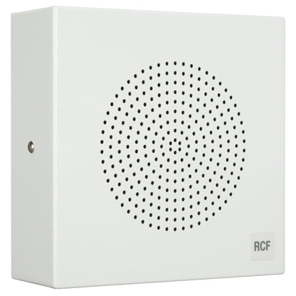 RCF DU 50EN 5" Twin-Cone Wall/Ceiling Mounting Speaker, White, 6W, 70-100V - EN54-24