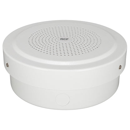 RCF DU 60EN 5" Twin-Cone Ceiling Flush/Semi Flush Mounting Speaker, White, 6W, 70-100V - EN54-24