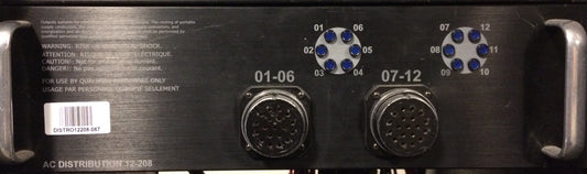 Solotech DISTRO12208 Distribution électrique