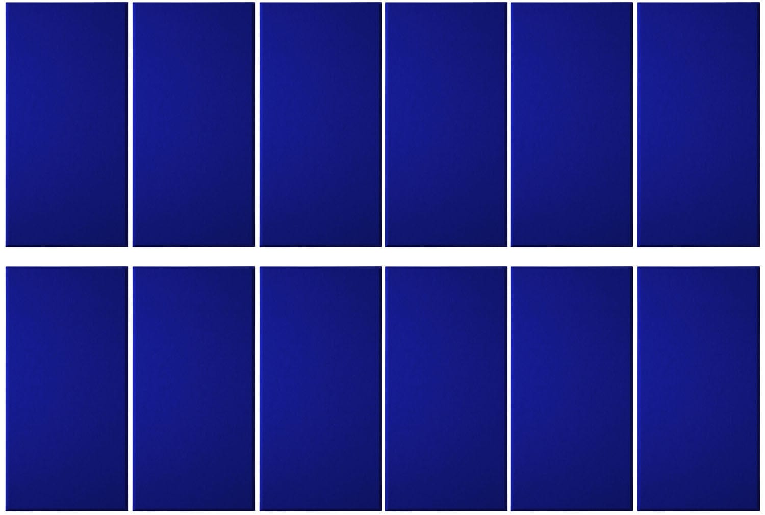 Primacoustic E121-1224-25 EcoScapes Beveled 12 x 24 x 1 Inch Panel - Cobalt - 12 Pack - PSSL ProSound and Stage Lighting