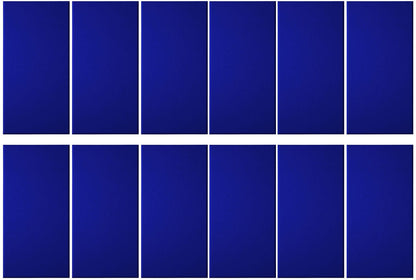 Primacoustic E121-1224-25 EcoScapes Beveled 12 x 24 x 1 Inch Panel - Cobalt - 12 Pack - PSSL ProSound and Stage Lighting