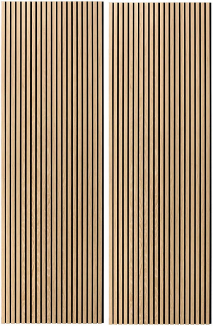 Primacoustic E220-2496-53 EcoScapes Panel 32 x 96 Inch Veneer Slat Panel - Pine - 2 Pack - PSSL ProSound and Stage Lighting