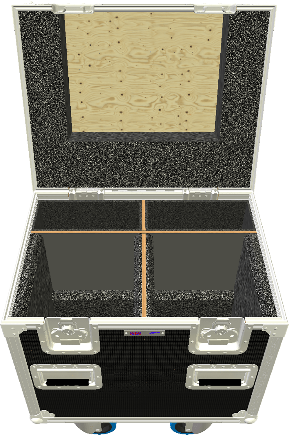 D&B Audiotechnik E7446.000 Touring Case for E8 - Holds 2 - PSSL ProSound and Stage Lighting