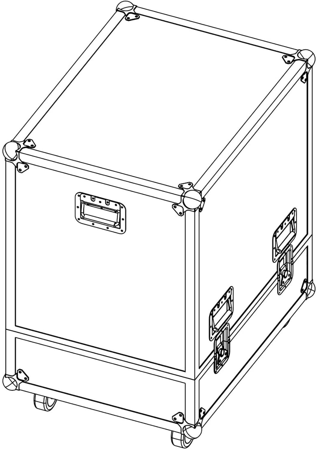 D&B Audiotechnik E7465.000 Touring Case for V Flying Frame - Holds