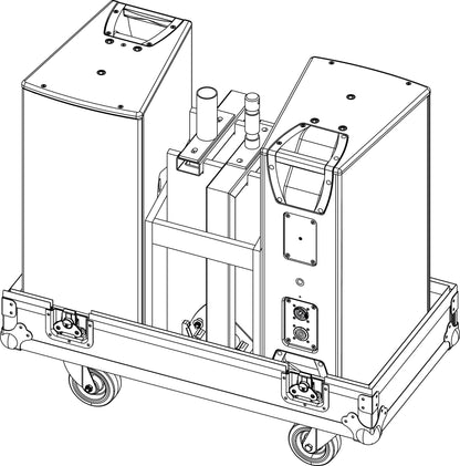 D&B Audiotechnik Y-Series Portable Powered PA System with Y7P Speakers / B6 Sub and Touring Cases - PSSL ProSound and Stage Lighting