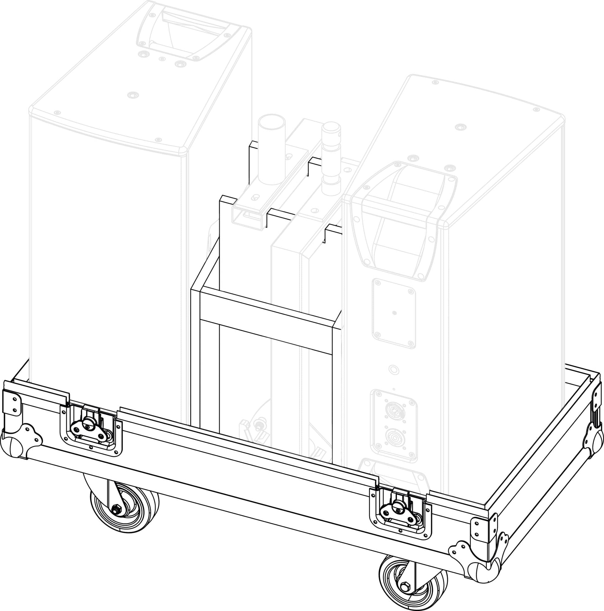 D&B Audiotechnik Y-Series Portable Powered PA System with Y7P Speakers / B6 Sub and Touring Cases - PSSL ProSound and Stage Lighting