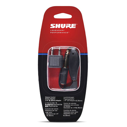 Shure EAADPT-KIT Adapter Kit: combines 1/4" Adapter, Airline Adapter, Volume Control