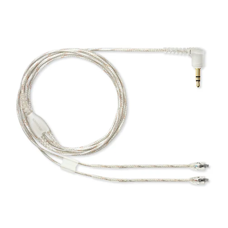Shure EAC64CLS DTACHBLE RPHN CBL64",CLR w/SLVR MMCX