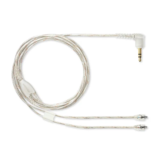 Shure EAC64CLS DTACHBLE RPHN CBL64",CLR w/SLVR MMCX