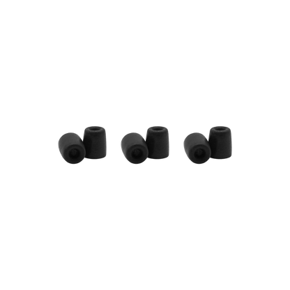 Shure EACYF1-6S 6-pack (3 pairs) Small 100 Series Comply foam sleeves for Shure Earphones - Hanging Retail Packaging