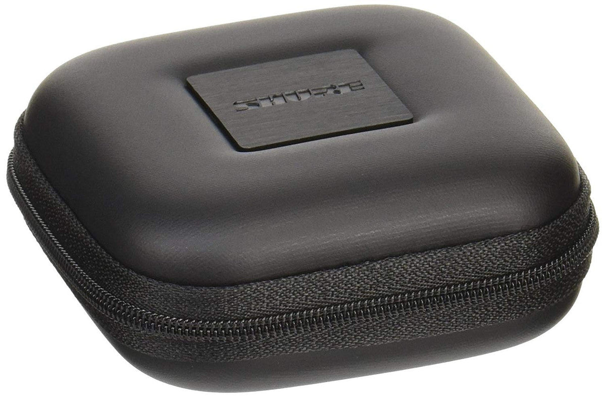 Shure EASQRZIPCASE-BLK Square Zipper Earphone Pouch-Black