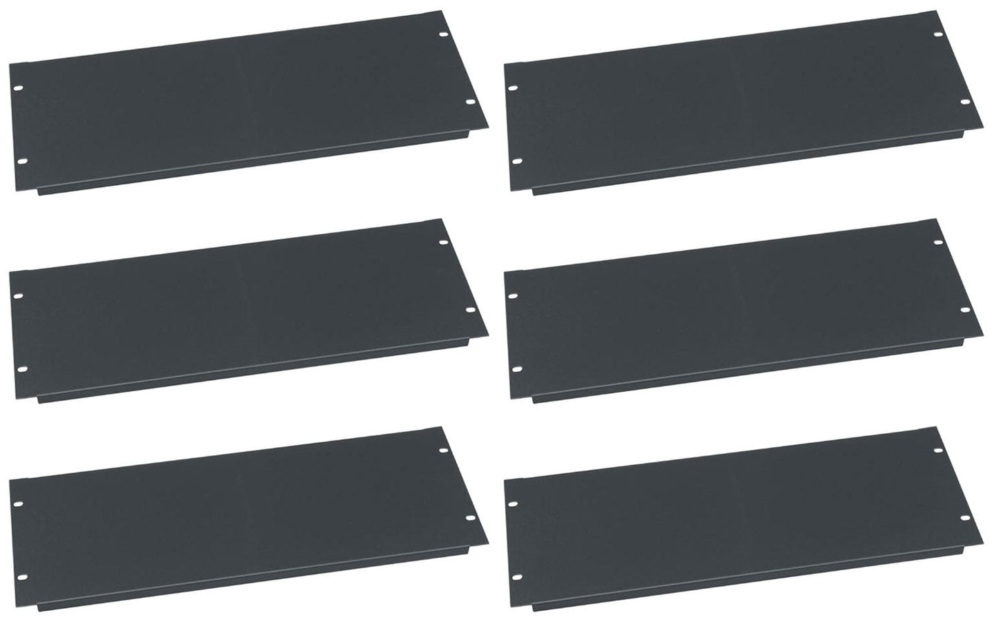 Middle Atlantic EB4-CP6 4U Blank Steel Panels - 6-Pack - PSSL ProSound and Stage Lighting