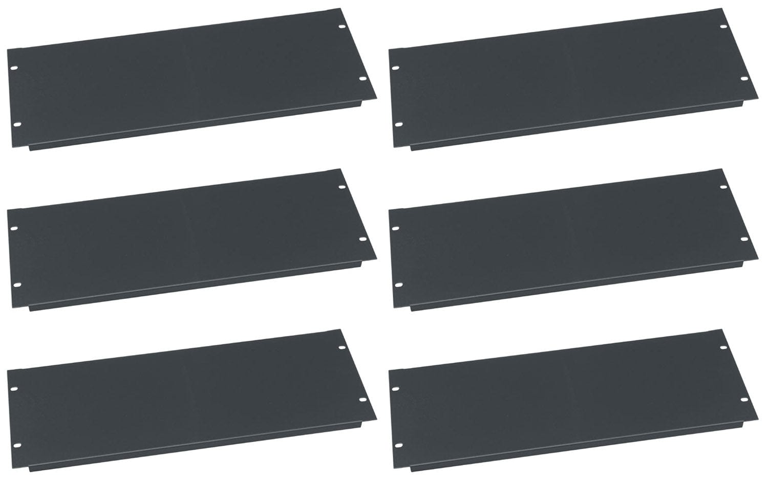 Middle Atlantic EB4-CP6 4U Blank Steel Panels - 6-Pack - PSSL ProSound and Stage Lighting