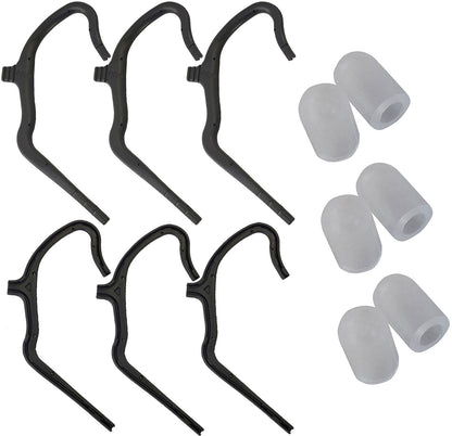 Point Source Audio EMB-6 EMBRACE Earmounts for PSA Microphones - 6 Pack - Black - PSSL ProSound and Stage Lighting