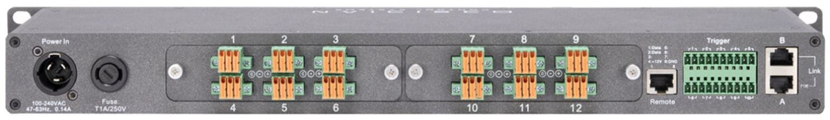 Elation EN12I Obsidian Netron 12 Universe 12-Port Node with POE - RJ45/Phoenix - 19-Inch Rackmount - PSSL ProSound and Stage Lighting