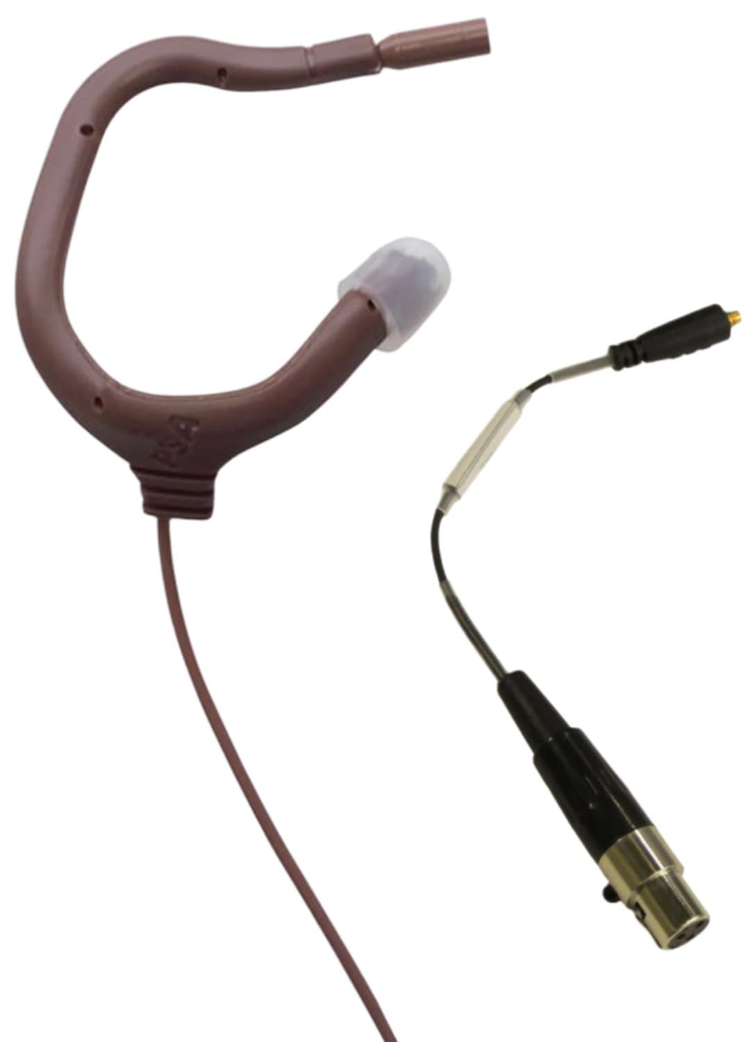 Point Source Audio EO-8WL-XLE EMBRACE Omni Earmount Lavalier for Lectrosonics - Brown - PSSL ProSound and Stage Lighting