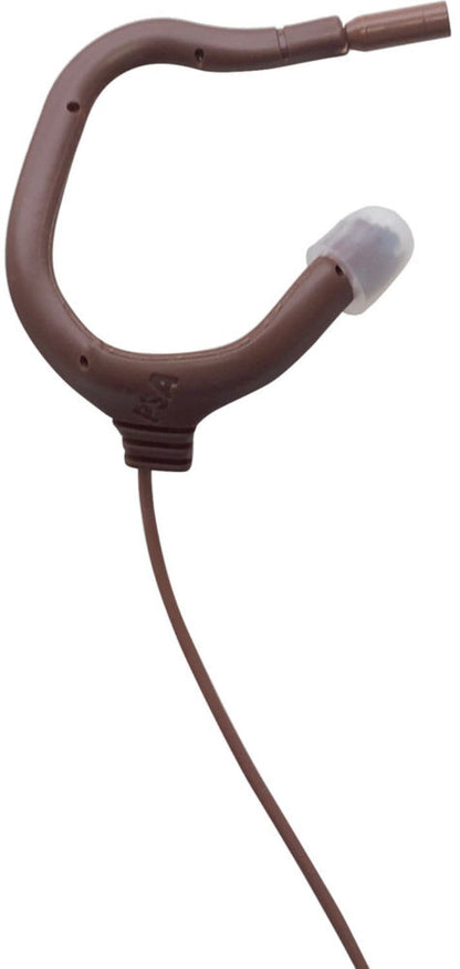 Point Source Audio EO-8WL-XSK EMBRACE Omni Earmount Lavalier for Sennheiser SK - Brown - PSSL ProSound and Stage Lighting