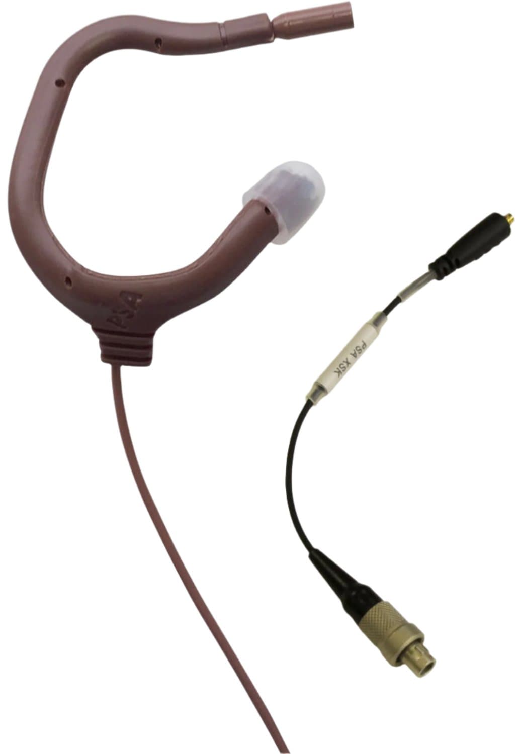 Point Source Audio EO-8WL-XSK EMBRACE Omni Earmount Lavalier for Sennheiser SK - Brown - PSSL ProSound and Stage Lighting